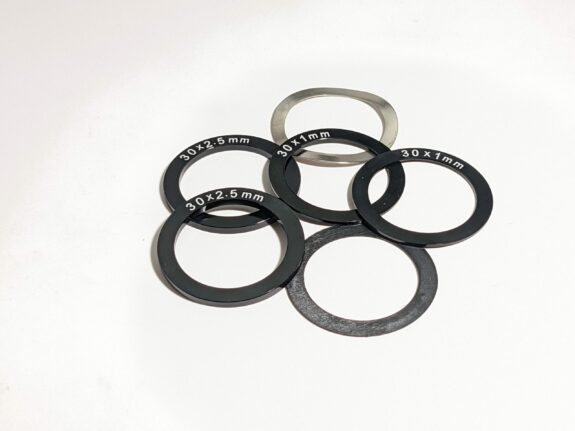 Bottom Bracket Spindle Spacer Kits - 30MM