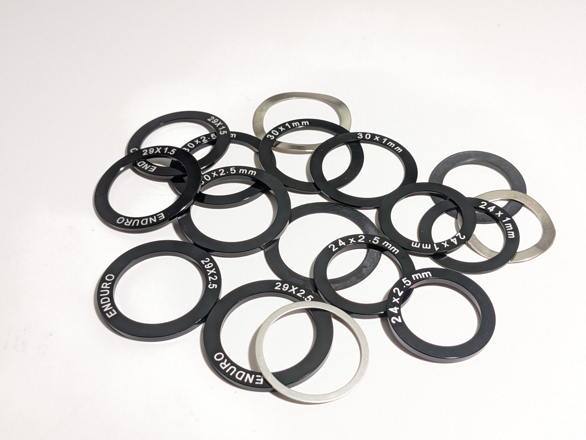 Bottom Bracket Spindle Spacer Kits White Industries