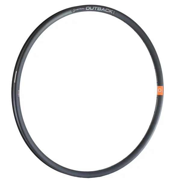 Astral Outback Aluminum Black Large Single Rim