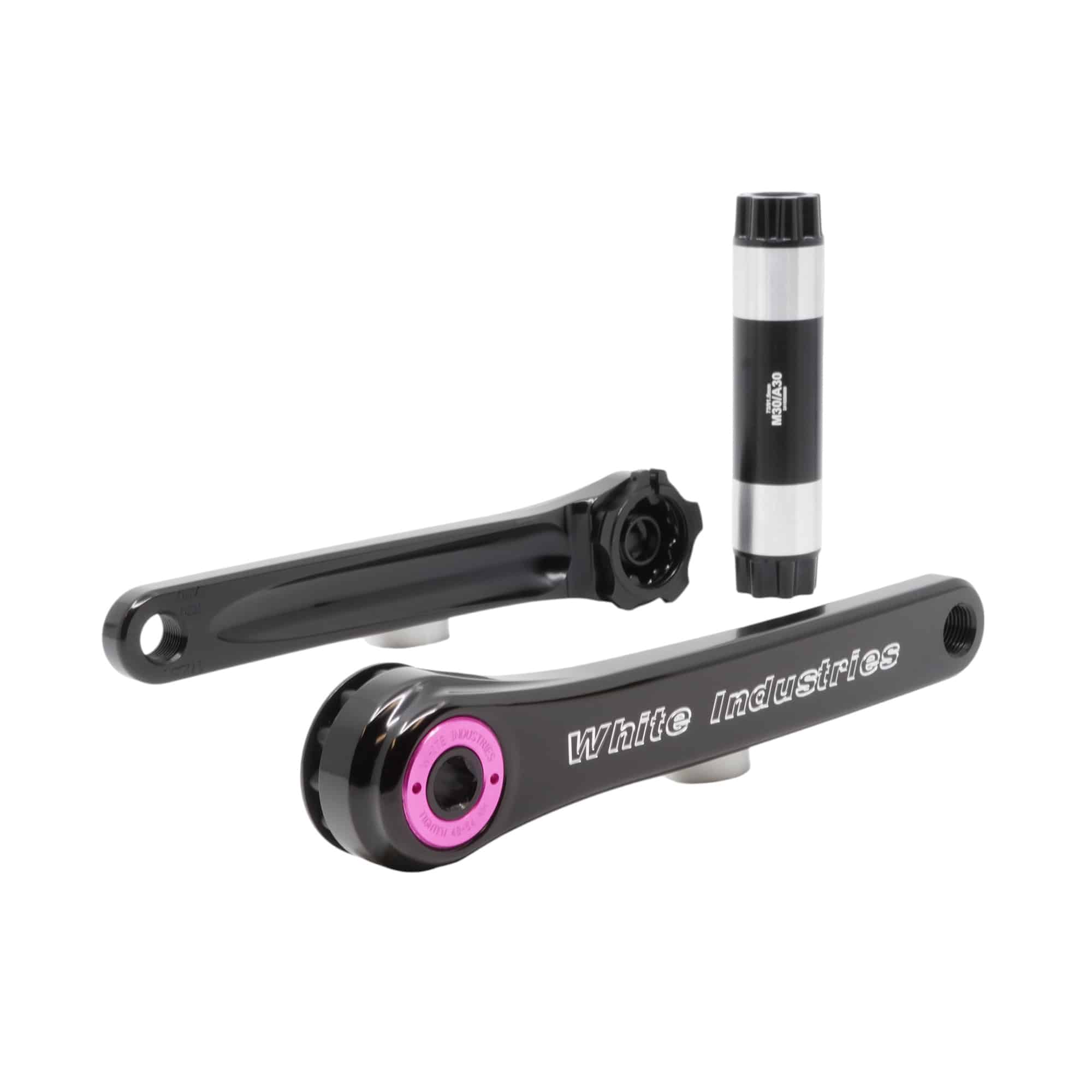 WHITE INDUSTRIES MR30 Crank（Gravel G30） A30-Crank-Black_Pink-Photoroom.jpg