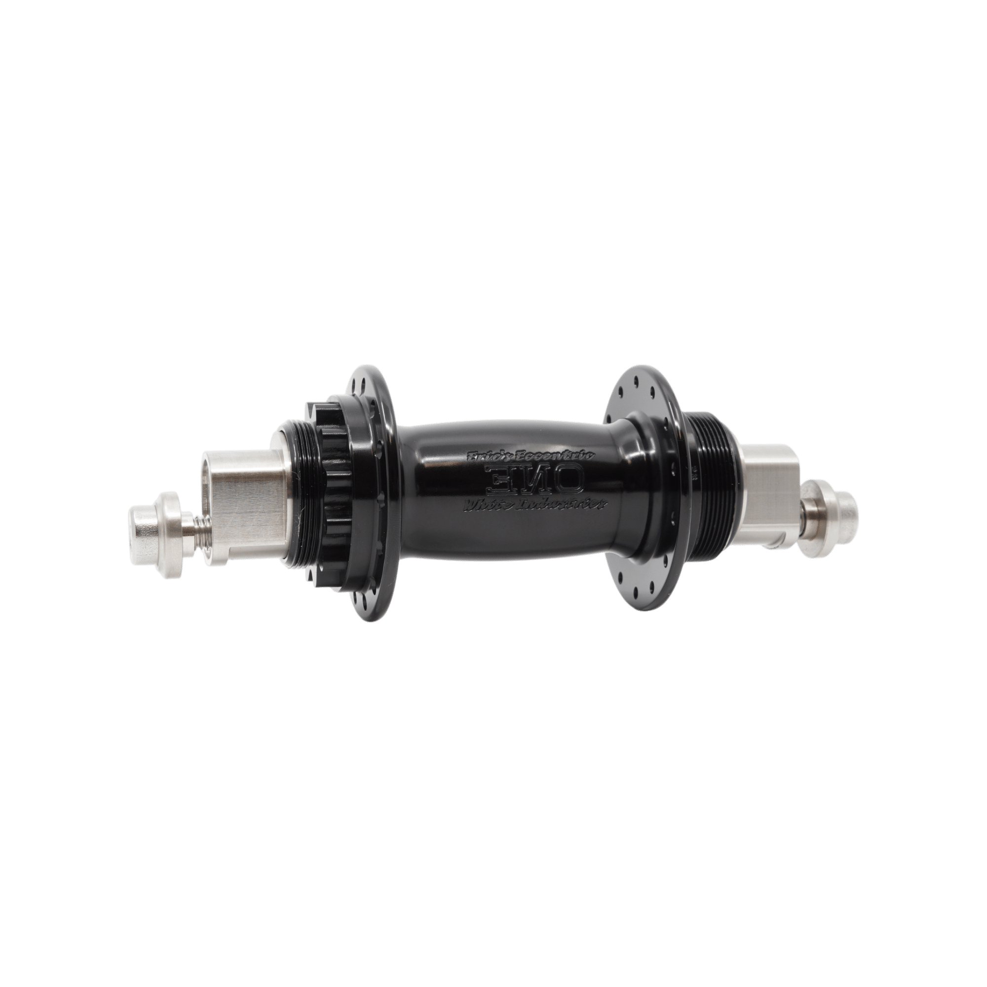 パーツ white industries eno eccentric hub 135 ENO_Eccentric_black_detail-