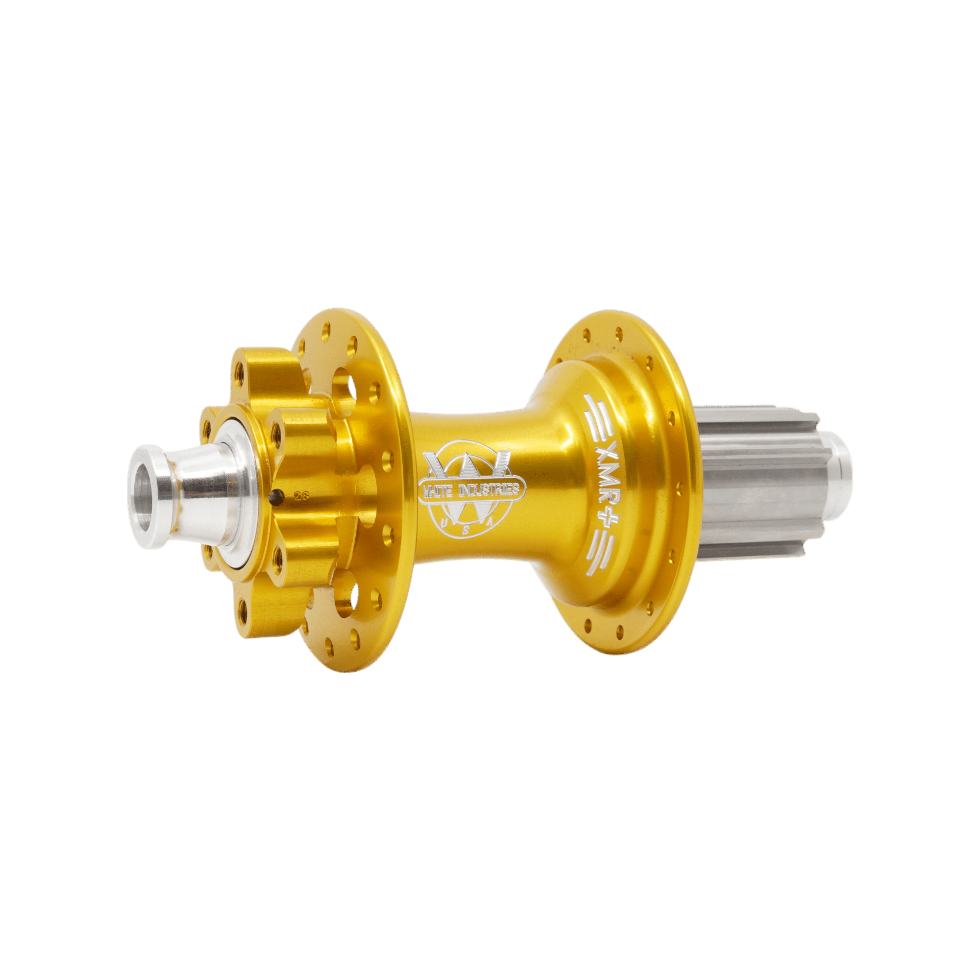 XMR+ Boost Rear Hub: Lightweight and Durable Performance - White