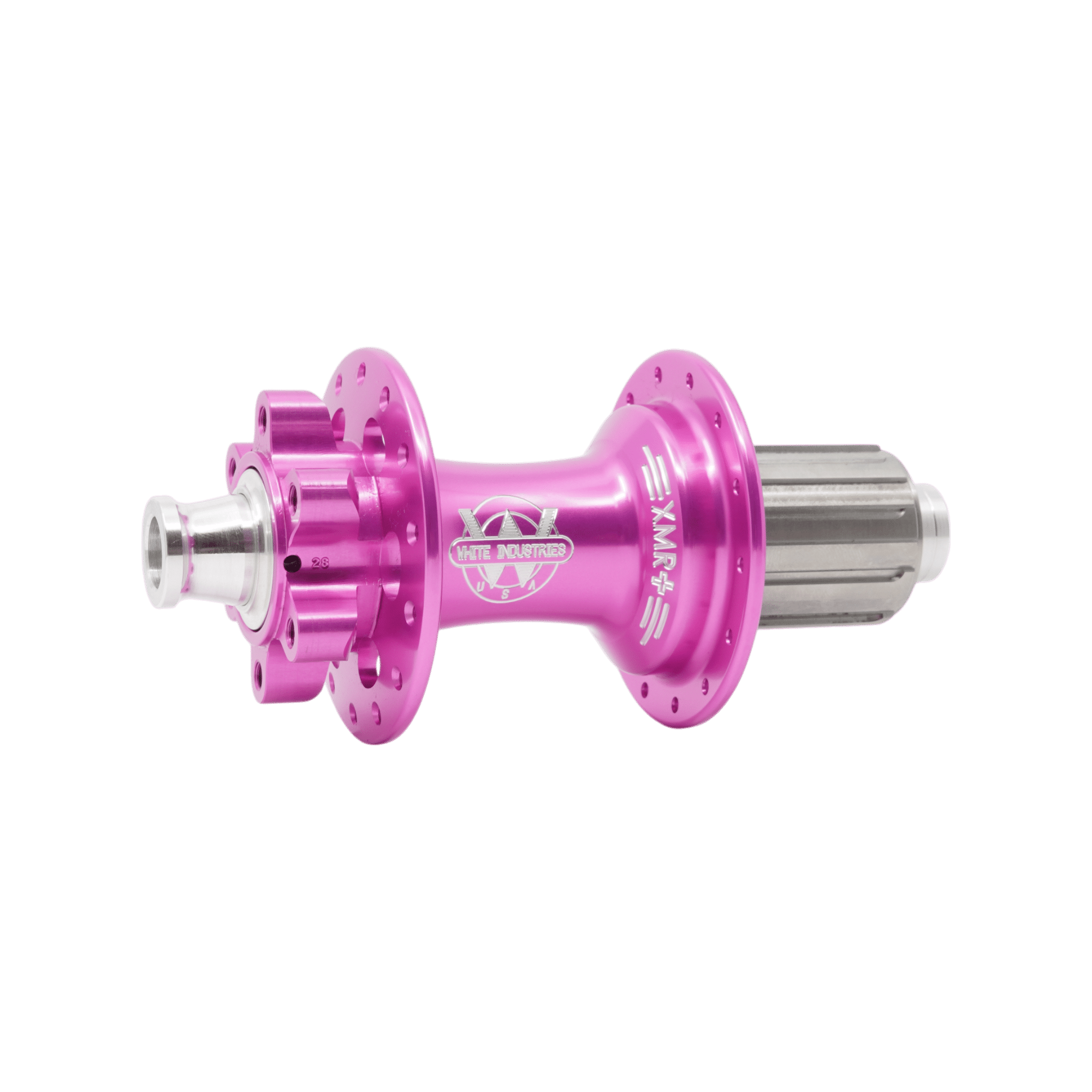 XMR+ Boost Rear Hub: Lightweight and Durable Performance - White