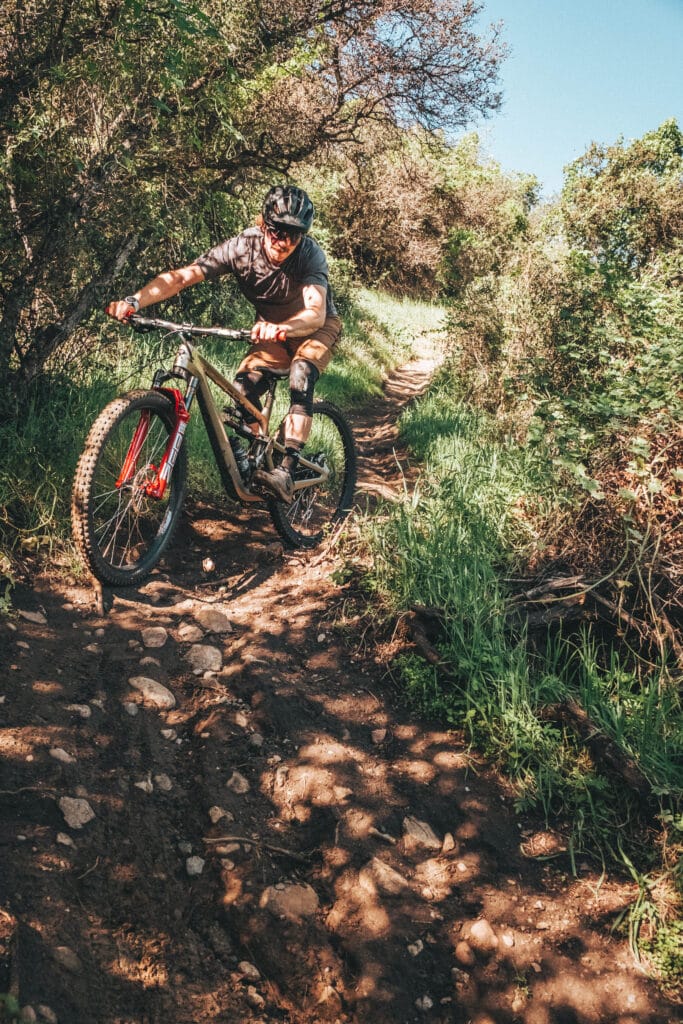 Image of Tydeman Newman riding a bike