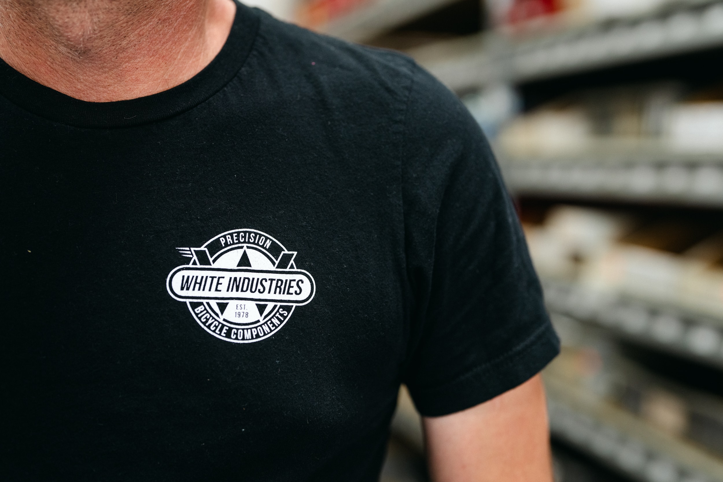 White Industries T-Shirt Black